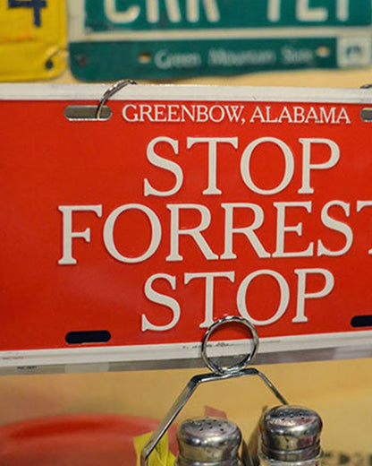 Bubba Gump | Stop Forrest Stop | License Plate