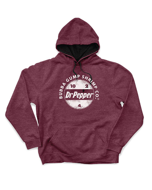 Bubba Gump x Dr Pepper | 10-2-4 Vintage Logo | Adult Hoodie